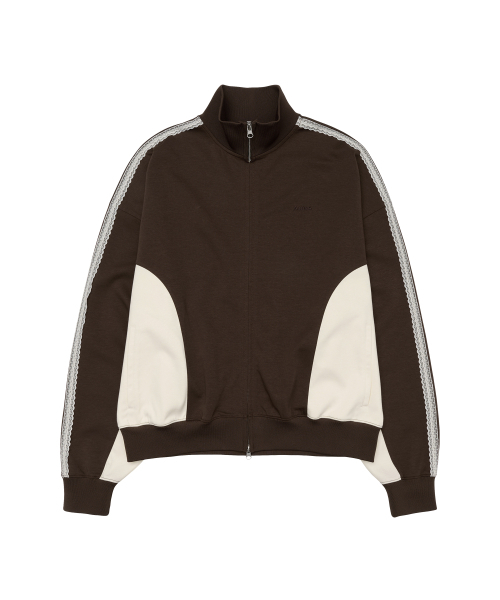 AMESWORLDWIDE(アメスワールドワイド)の「LACE TRACK ZIP-UP BROWN(その他アウター・レディース・その他・FREE)」の8枚目の写真