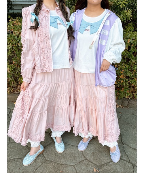 PINK HOUSE(ピンクハウス)の「フリル使いローンパンツ(その他パンツ・レディース・ブラック/ピンク/ホワイト・フリー)」の7枚目の写真