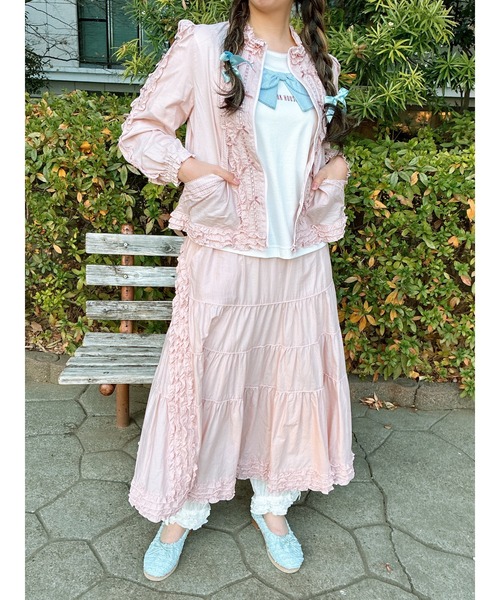 PINK HOUSE(ピンクハウス)の「フリル使いローンパンツ(その他パンツ・レディース・ブラック/ピンク/ホワイト・フリー)」の8枚目の写真