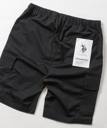 JOHN'S CLOSET | 【3】〔U.S.POLO ASSN.〕ワンポイント刺繍 ストレッチ ワイドカーゴショーツ(カーゴパンツ)