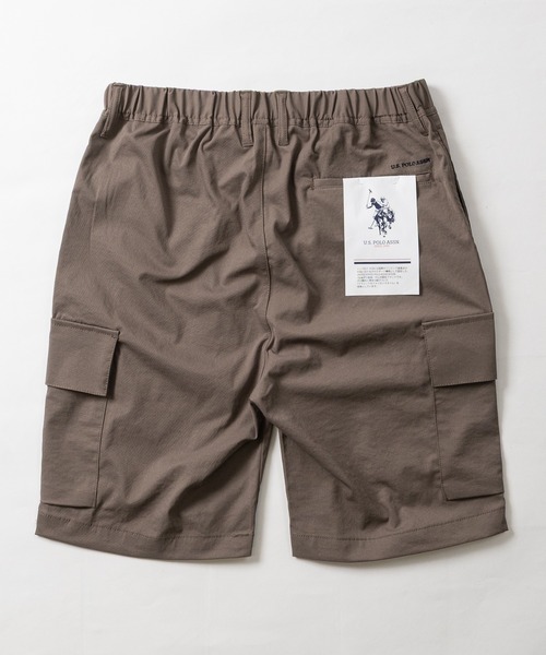 JOHN'S CLOSET(ジョンズクローゼット)の「【3】〔U.S.POLO ASSN.〕ワンポイント刺繍 ストレッチ ワイドカーゴショーツ(カーゴパンツ・メンズ・カーキ/ブラック/ベージュ・LARGE/MEDIUM/X-LARGE)」の16枚目の写真