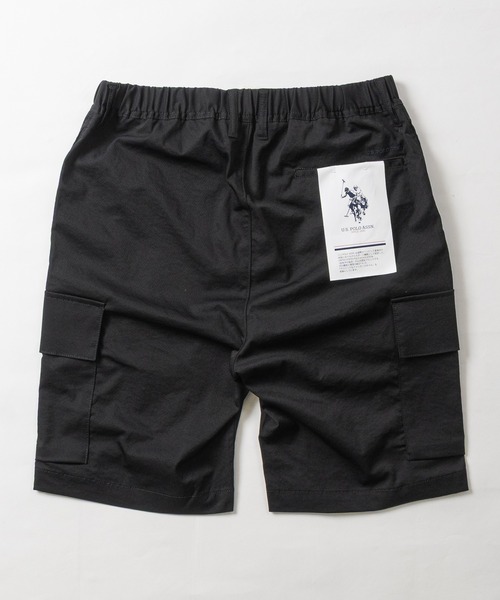JOHN'S CLOSET(ジョンズクローゼット)の「【3】〔U.S.POLO ASSN.〕ワンポイント刺繍 ストレッチ ワイドカーゴショーツ(カーゴパンツ・メンズ・カーキ/ブラック/ベージュ・LARGE/MEDIUM/X-LARGE)」の14枚目の写真