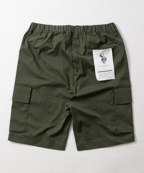JOHN'S CLOSET(ジョンズクローゼット)の「【3】〔U.S.POLO ASSN.〕ワンポイント刺繍 ストレッチ ワイドカーゴショーツ(カーゴパンツ・メンズ・カーキ/ブラック/ベージュ・LARGE/MEDIUM/X-LARGE)」の18枚目の写真