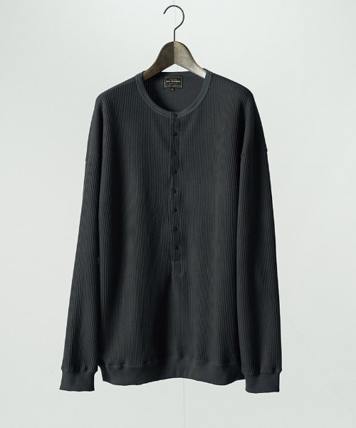 EGO TRIPPING（エゴトリッピング）の「mlt5724-Deepfront カットソー(666703)（Tシャツ/カットソー・メンズ・チャコール/ベージュ/ホワイト/ブラック・48/46）」の6枚目の写真