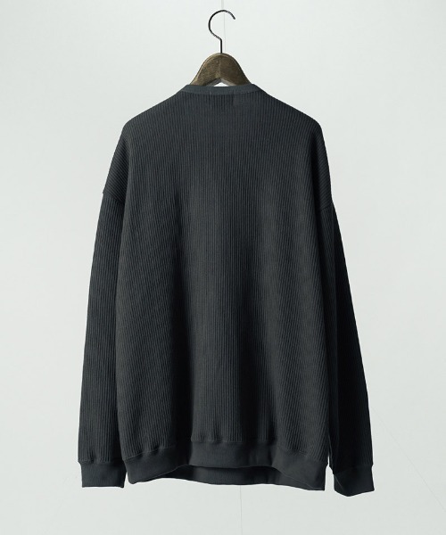 EGO TRIPPING（エゴトリッピング）の「mlt5724-Deepfront カットソー(666703)（Tシャツ/カットソー・メンズ・チャコール/ベージュ/ホワイト/ブラック・48/46）」の7枚目の写真