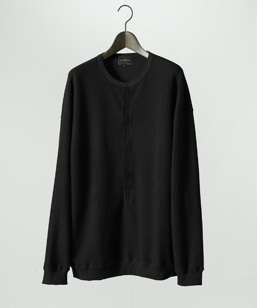 EGO TRIPPING（エゴトリッピング）の「mlt5724-Deepfront カットソー(666703)（Tシャツ/カットソー・メンズ・チャコール/ベージュ/ホワイト/ブラック・48/46）」の8枚目の写真