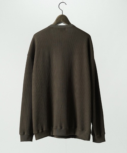 EGO TRIPPING（エゴトリッピング）の「mlt5724-Deepfront カットソー(666703)（Tシャツ/カットソー・メンズ・チャコール/ベージュ/ホワイト/ブラック・48/46）」の11枚目の写真