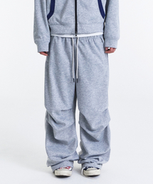 KICHUL（キチョル）の「Routine Two Tuck Sweat Pants (Melange Grey)（その他パンツ）」