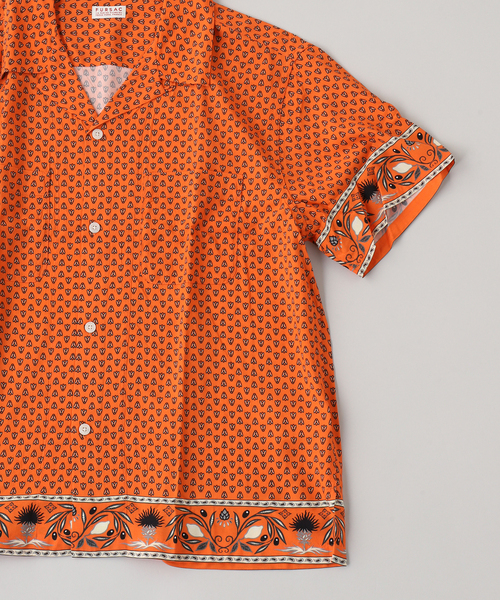 EDIFICE(エディフィス)の「fursac (フルサック) Paisley Shirt(シャツ/ブラウス・メンズ・オレンジ・MEDIUM/LARGE/X-LARGE)」の4枚目の写真