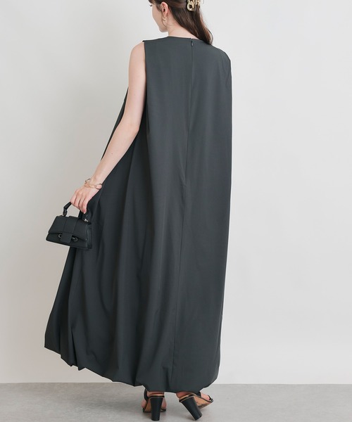 PICCIN(ピッチン)の「ノースリーブバルーンワンピース(ワンピース・レディース・チャコールグレー/ブラック・M)」の4枚目の写真
