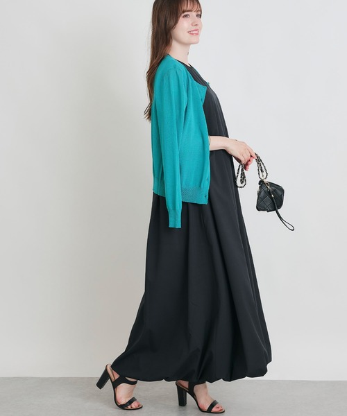 PICCIN(ピッチン)の「ノースリーブバルーンワンピース(ワンピース・レディース・チャコールグレー/ブラック・M)」の19枚目の写真