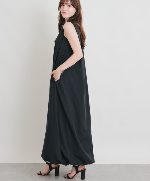 PICCIN(ピッチン)の「ノースリーブバルーンワンピース(ワンピース・レディース・チャコールグレー/ブラック・M)」の17枚目の写真
