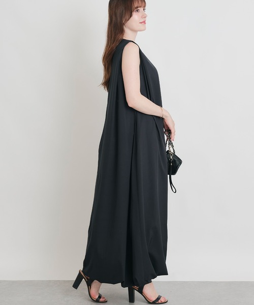 PICCIN(ピッチン)の「ノースリーブバルーンワンピース(ワンピース・レディース・チャコールグレー/ブラック・M)」の15枚目の写真
