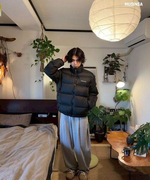 DNSR(ディーエヌエスアール)の「リブヘンリーネックロングスリーブブラック(Tシャツ/カットソー・メンズ・その他・LARGE/X-LARGE)」の4枚目の写真