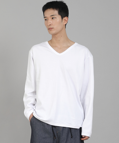 SAINTCREW（セントクルー）の「無地VネックスウェットシャツRVS-874ホワイト（スウェット・メンズ・その他・LARGE/MEDIUM/XX-LARGE/XXX-LARGE/XXXX-LARGE/X-LARGE）」の13枚目の写真