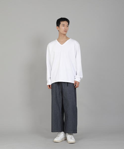 SAINTCREW（セントクルー）の「無地VネックスウェットシャツRVS-874ホワイト（スウェット・メンズ・その他・LARGE/MEDIUM/XX-LARGE/XXX-LARGE/XXXX-LARGE/X-LARGE）」の11枚目の写真