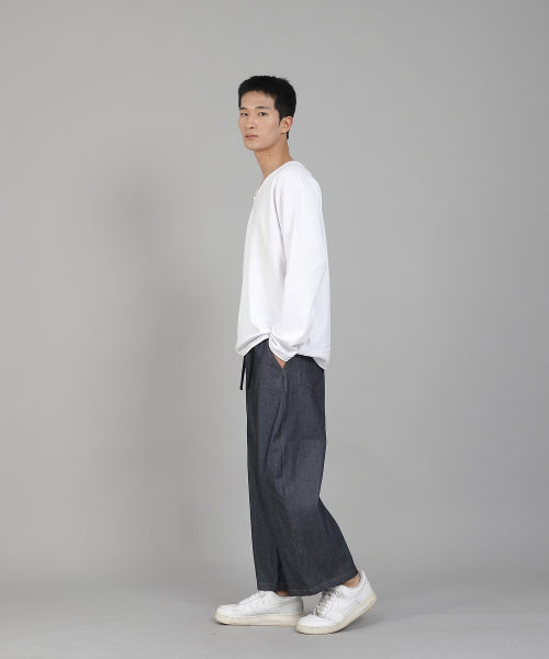 SAINTCREW（セントクルー）の「無地VネックスウェットシャツRVS-874ホワイト（スウェット・メンズ・その他・LARGE/MEDIUM/XX-LARGE/XXX-LARGE/XXXX-LARGE/X-LARGE）」の5枚目の写真