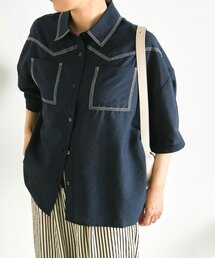 シアーデニムシャツ【SUM1 STYLE】