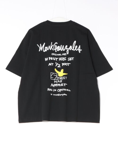 (What it isNt)ART BY MARKGONZALES(ワットイットイズント)の「(What it isNt)ART BY MARKGONZALES/ワット イット イズント マークゴンザレス 半袖 Tシャツ MGT-26219MS(Tシャツ/カットソー・メンズ・ブラック/ホワイト・LL/L/M)」の15枚目の写真