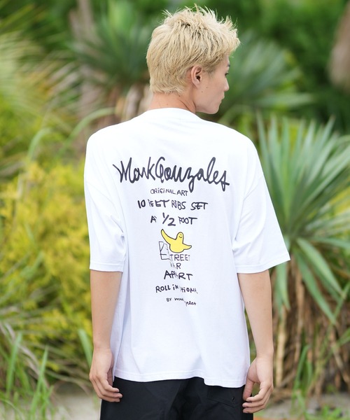 (What it isNt)ART BY MARKGONZALES(ワットイットイズント)の「(What it isNt)ART BY MARKGONZALES/ワット イット イズント マークゴンザレス 半袖 Tシャツ MGT-26219MS(Tシャツ/カットソー・メンズ・ブラック/ホワイト・LL/L/M)」の1枚目の写真