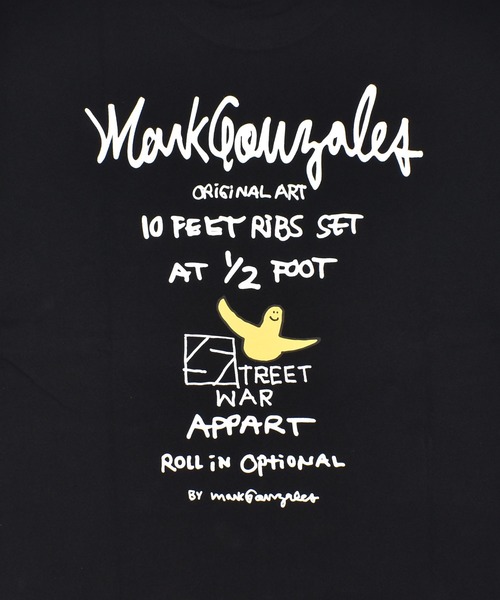(What it isNt)ART BY MARKGONZALES(ワットイットイズント)の「(What it isNt)ART BY MARKGONZALES/ワット イット イズント マークゴンザレス 半袖 Tシャツ MGT-26219MS(Tシャツ/カットソー・メンズ・ブラック/ホワイト・LL/L/M)」の12枚目の写真