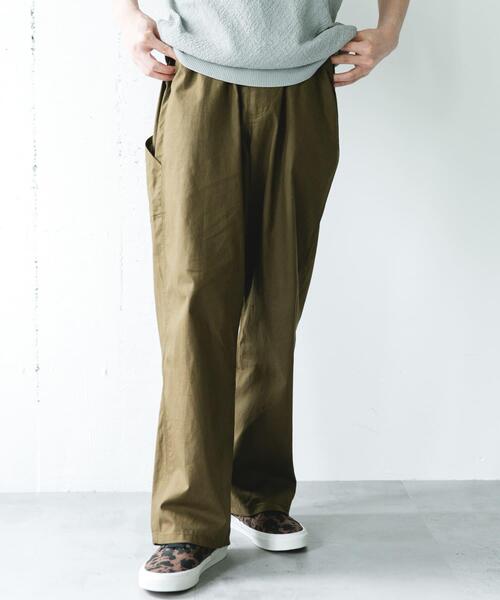 URBAN RESEARCH DOORS(アーバンリサーチドアーズ)の「リネンブレンドイージーペインターパンツ(その他パンツ・メンズ・ネイビー/ベージュ/カーキ・LARGE/MEDIUM)」の7枚目の写真