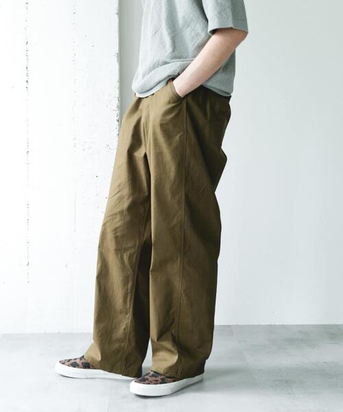 URBAN RESEARCH DOORS(アーバンリサーチドアーズ)の「リネンブレンドイージーペインターパンツ(その他パンツ・メンズ・ネイビー/ベージュ/カーキ・LARGE/MEDIUM)」の8枚目の写真