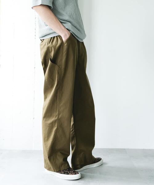 URBAN RESEARCH DOORS(アーバンリサーチドアーズ)の「リネンブレンドイージーペインターパンツ(その他パンツ・メンズ・ネイビー/ベージュ/カーキ・LARGE/MEDIUM)」の9枚目の写真