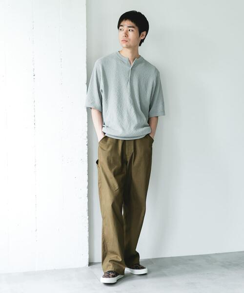 URBAN RESEARCH DOORS(アーバンリサーチドアーズ)の「リネンブレンドイージーペインターパンツ(その他パンツ・メンズ・ネイビー/ベージュ/カーキ・LARGE/MEDIUM)」の12枚目の写真