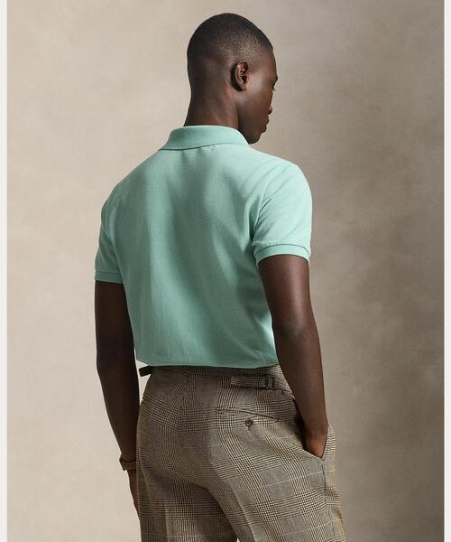 POLO RALPH LAUREN（ポロ ラルフ ローレン）の「カスタム スリム フィット メッシュ ポロシャツ（ポロシャツ・メンズ・グリーン・L/M）」の4枚目の写真