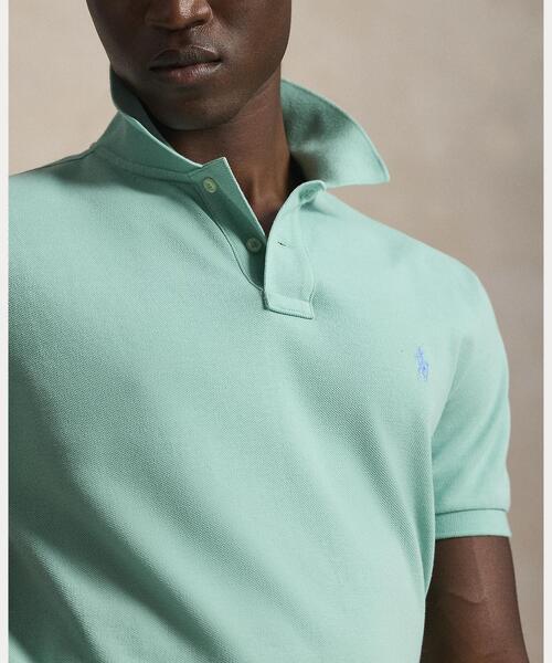 POLO RALPH LAUREN（ポロ ラルフ ローレン）の「カスタム スリム フィット メッシュ ポロシャツ（ポロシャツ・メンズ・グリーン・L/M）」の5枚目の写真