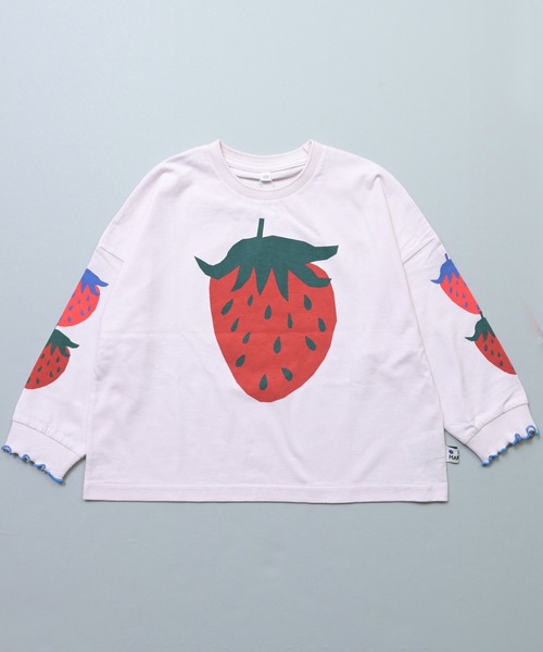 MARKEY'S(マーキーズ)の「袖リブビッグ長袖Tシャツ(Tシャツ/カットソー・キッズ・ブラウン/イエロー/クリーム/ライトピンク・150/90/100/110/80/140/130/120)」の20枚目の写真