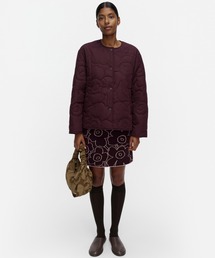 marimekko（マリメッコ）の「【バナー掲載特典付】Kapseli Piirto Unikko  / coat（ノーカラーコート）」