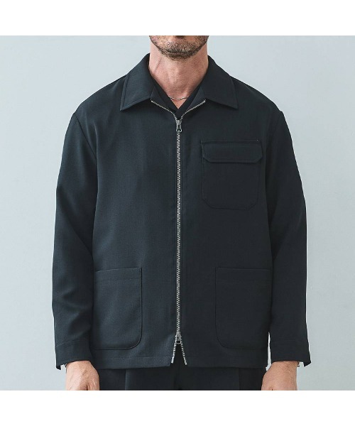 g-stage（ジーステージ）の「●g-stage●ハイパーテック ストレッチ カバージャケット（ブルゾン・メンズ・ブラック/ベージュ・50/48/46）」の7枚目の写真