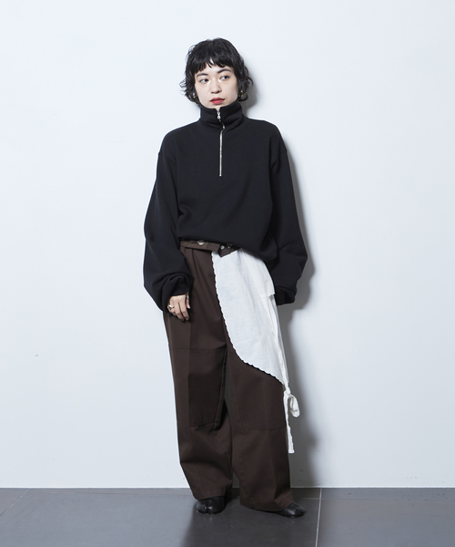 Dickies(ディッキーズ)の「DICKIES 別注 EISEN SETパンツ(チノパンツ・レディース・ブラック/ブラウン・SMALL/MEDIUM)」の22枚目の写真