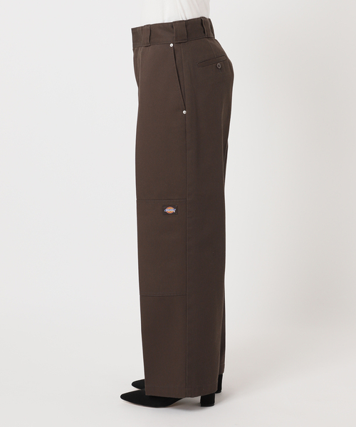 Dickies(ディッキーズ)の「DICKIES 別注 EISEN SETパンツ(チノパンツ・レディース・ブラック/ブラウン・SMALL/MEDIUM)」の3枚目の写真