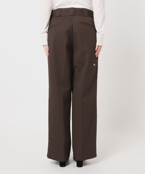 Dickies(ディッキーズ)の「DICKIES 別注 EISEN SETパンツ(チノパンツ・レディース・ブラック/ブラウン・SMALL/MEDIUM)」の4枚目の写真
