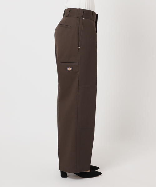 Dickies(ディッキーズ)の「DICKIES 別注 EISEN SETパンツ(チノパンツ・レディース・ブラック/ブラウン・SMALL/MEDIUM)」の5枚目の写真