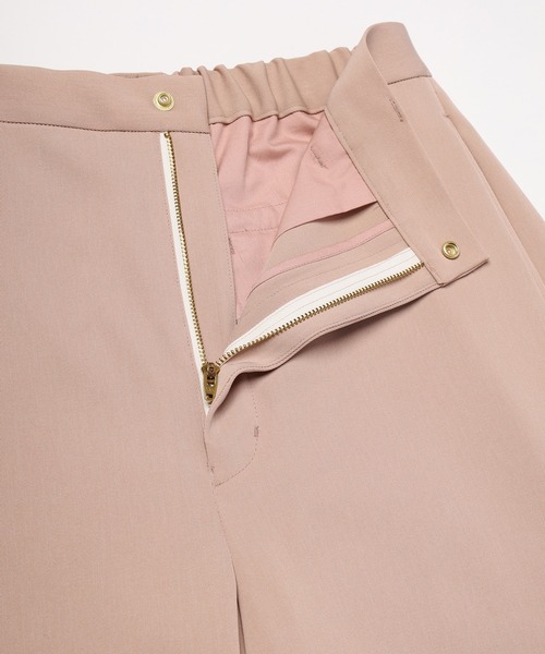 CULLNI(クルニ)の「Dry Stretch Twill Wide Curve Pants(スラックス・メンズ・ブラック/ピンクベージュ/ネイビー/アッシュブラウン・2/1/0)」の11枚目の写真