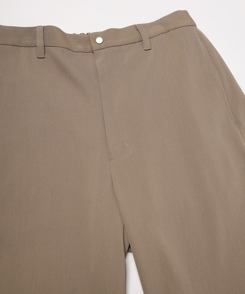 CULLNI(クルニ)の「Dry Stretch Twill Wide Curve Pants(スラックス・メンズ・ブラック/ピンクベージュ/ネイビー/アッシュブラウン・2/1/0)」の15枚目の写真