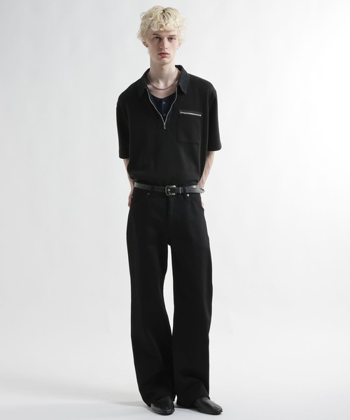 HARE(ハレ)の「【接触冷感】アソートキリカエハーフZIPカット(HARE)(Tシャツ/カットソー・メンズ・ブラック/レッド・FREE)」の9枚目の写真