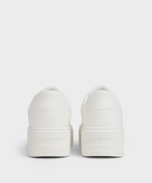 CHARLES & KEITH（チャールズ & キース）の「プラットフォーム スニーカー（スニーカー・レディース・ブラウン系その他7/ベージュ/ホワイト・24.5cm/23.5cm/23cm/22.5cm/25.5cm/25cm）」の5枚目の写真