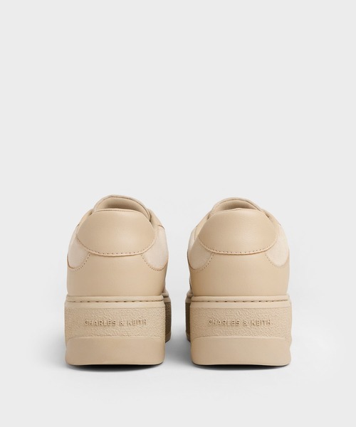CHARLES & KEITH（チャールズ & キース）の「プラットフォーム スニーカー（スニーカー・レディース・ブラウン系その他7/ベージュ/ホワイト・24.5cm/23.5cm/23cm/22.5cm/25.5cm/25cm）」の10枚目の写真