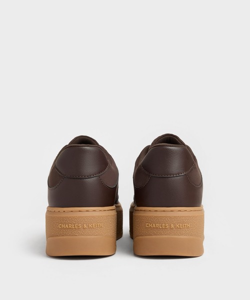 CHARLES & KEITH（チャールズ & キース）の「プラットフォーム スニーカー（スニーカー・レディース・ブラウン系その他7/ベージュ/ホワイト・24.5cm/23.5cm/23cm/22.5cm/25.5cm/25cm）」の14枚目の写真