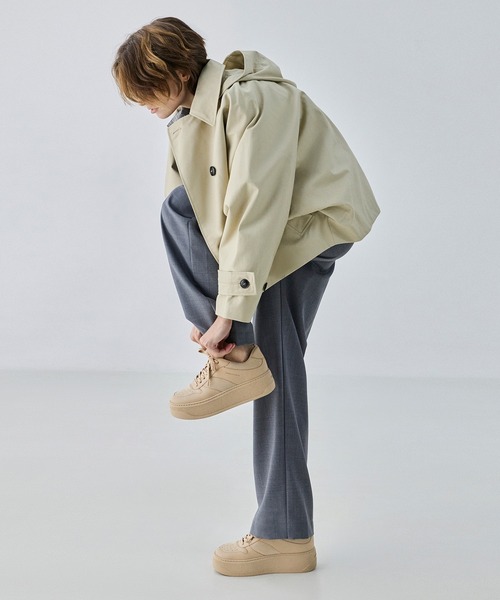 CHARLES & KEITH（チャールズ & キース）の「プラットフォーム スニーカー（スニーカー・レディース・ブラウン系その他7/ベージュ/ホワイト・24.5cm/23.5cm/23cm/22.5cm/25.5cm/25cm）」の18枚目の写真
