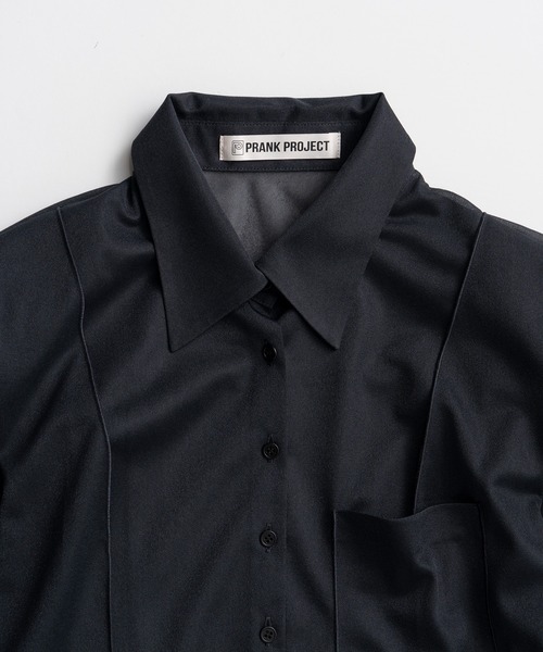 PRANK PROJECT(プランクプロジェクト)の「【2026Autumn Pre-Order】メロートリムシャツ / Mellow Trim Shirt(シャツ/ブラウス・レディース・ベージュ/ネイビー・FREE)」の15枚目の写真