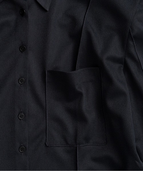 PRANK PROJECT(プランクプロジェクト)の「【2026Autumn Pre-Order】メロートリムシャツ / Mellow Trim Shirt(シャツ/ブラウス・レディース・ベージュ/ネイビー・FREE)」の17枚目の写真