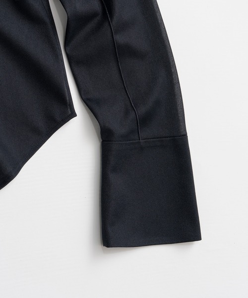 PRANK PROJECT(プランクプロジェクト)の「【2026Autumn Pre-Order】メロートリムシャツ / Mellow Trim Shirt(シャツ/ブラウス・レディース・ベージュ/ネイビー・FREE)」の18枚目の写真