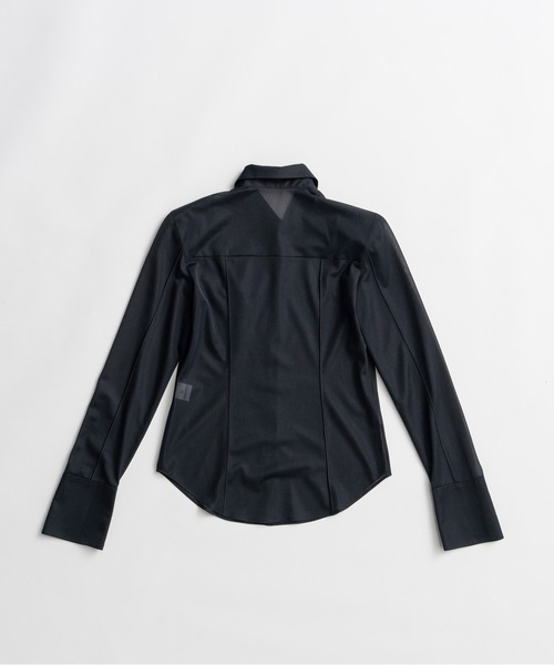 PRANK PROJECT(プランクプロジェクト)の「【2026Autumn Pre-Order】メロートリムシャツ / Mellow Trim Shirt(シャツ/ブラウス・レディース・ベージュ/ネイビー・FREE)」の14枚目の写真