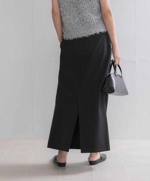 URBAN RESEARCH ROSSO WOMEN(アーバンリサーチ ロッソ)の「ウエストデザインストレートスカート(スカート・レディース・ブラック/ライトグレー・38/36)」の5枚目の写真
